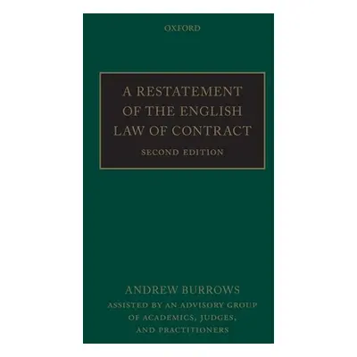 "A Restatement of the English Law of Contract" - "" ("Burrows Andrew")(Paperback)