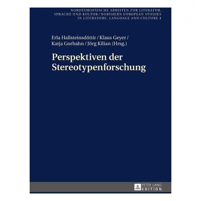 "Perspektiven Der Stereotypenforschung" - "" ("Grub Frank Thomas")(Pevná vazba)