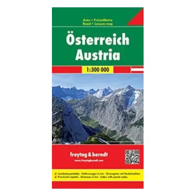 "Austria, Folded West Road Map 1:300 000" - "" ("")(Sheet map, folded)