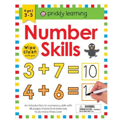 "Wipe Clean Workbook: Number Skills (Enclosed Spiral Binding): Ages 4-7; Wipe-Clean with Pen & F