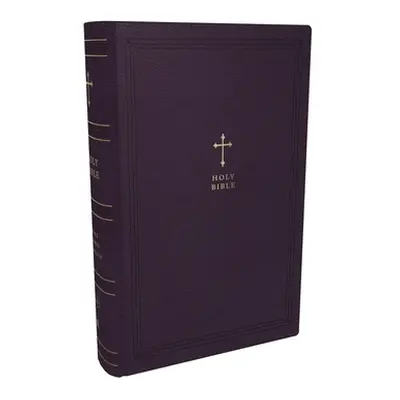 "KJV Compact Bible W/ 43,000 Cross References, Purple Leathersoft with Zipper, Red Letter, Comfo