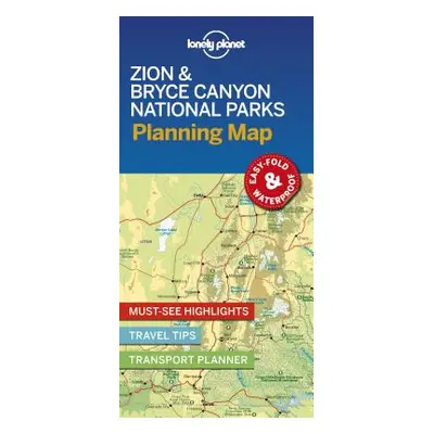 "Lonely Planet Zion & Bryce Canyon National Parks Planning Map 1" - "" ("Lonely Planet")(Folded)