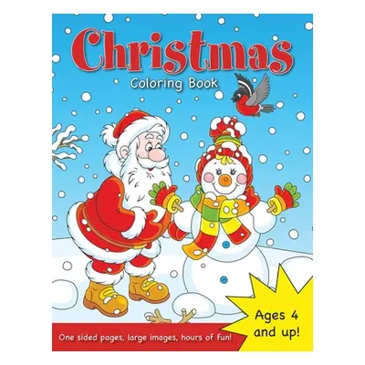 "Christmas Coloring Book for Kids Ages 4-8!" - "" ("Books Engage")(Paperback)