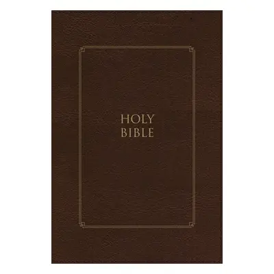 "Kjv, Thompson Chain-Reference Bible, Large Print, Leathersoft, Brown, Red Letter, Comfort Print