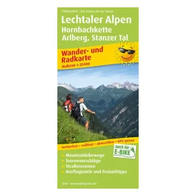 "Lechtal Alps, hiking and cycling map 1:35,000" - "" ("")(Sheet map, folded)