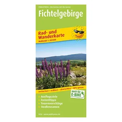 "Fichtelgebirge, cycling and hiking map 1:50,000" - "" ("")(Sheet map, folded)