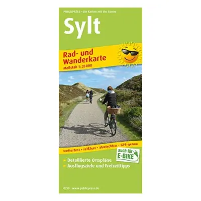 "Sylt, cycling and hiking map 1:35,000" - "" ("")(Sheet map, folded)