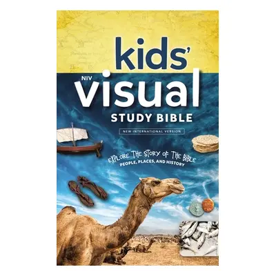 "Niv, Kids' Visual Study Bible, Hardcover, Blue, Full Color Interior: Explore the Story of the B