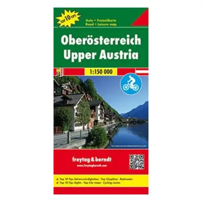 "Upper Austria Road-,Cycling- & Leisure Map 1:150.000" - "" ("")(Sheet map, folded)