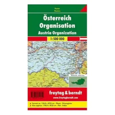 "Organization Map Flat in a Tube 1:500 000" - "" ("")(Sheet map, folded)