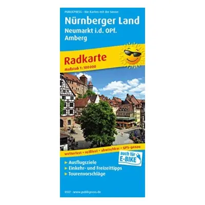 "Nuremberg region, cycle map 1:100,000" - "" ("")(Sheet map, folded)