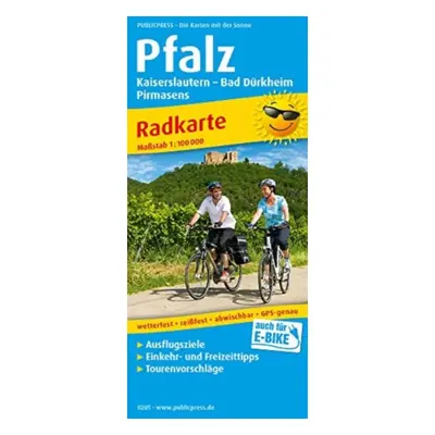 "Pfalz, Kaiserslautern - Bad Durkheim, Pirmasens" - "" ("")(Sheet map, folded)