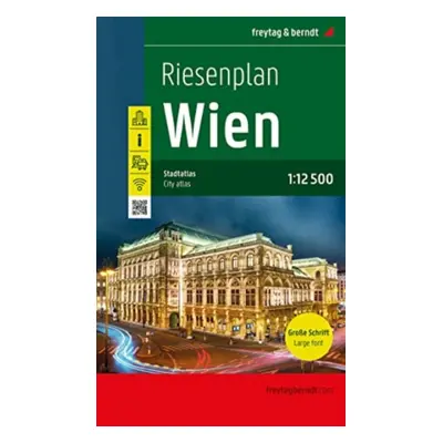 "Vienna City Atlas 1:12,500 scale" - "" ("Freytag + Berndt")(Sheet map, folded)