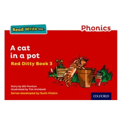 "Read Write Inc. Phonics: Red Ditty Book 3 A Cat in a Pot" - "" ("Munton Gill")(Paperback / soft