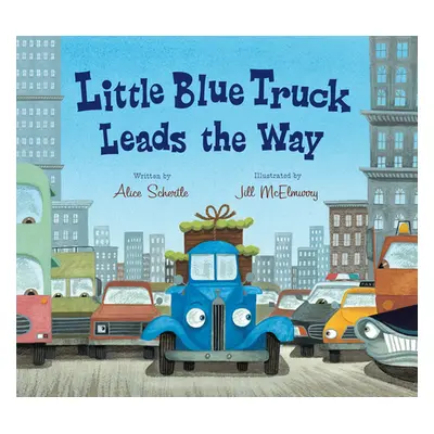 "Little Blue Truck Leads the Way Padded Board Book" - "" ("Schertle Alice")(Board Books)