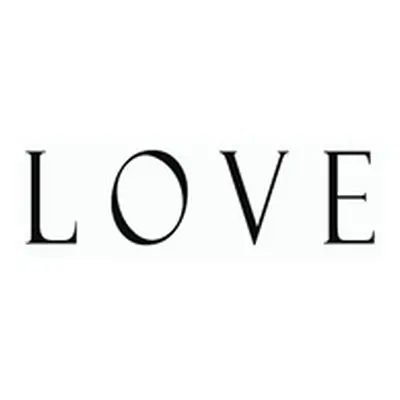 "Love: Black and White Decorative Book to Stack Together on Coffee Tables, Bookshelves and Inter