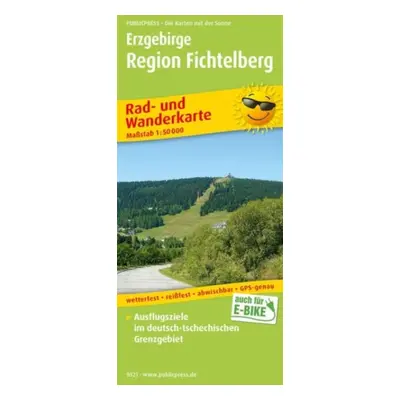 "Ore Mountains - Fichtelberg region, cycling and hiking map 1:50,000" - "" ("")(Sheet map, folde