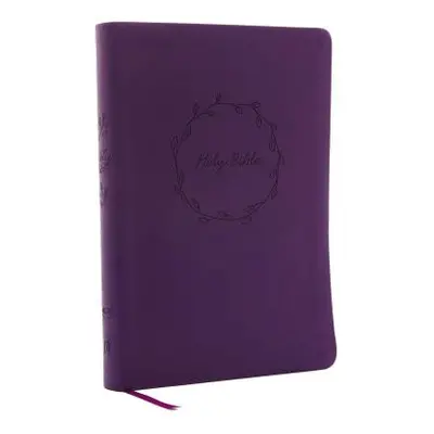 "NKJV, Value Thinline Bible, Large Print, Imitation Leather, Purple, Red Letter Edition" - "" ("