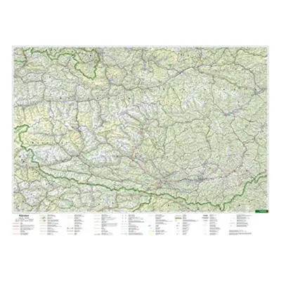 "Carinthia - East Tyrol Map Flat in a Tube 1:200.000" - "" ("")(Sheet map, folded)