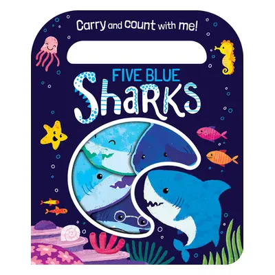 "Five Blue Sharks" - "" ("Button Katie")(Board Books)