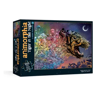 "Animorphia Tiger in the Night Puzzle" - "" ("Rosanes Kerby")(Board Games)