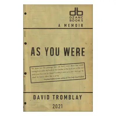 "As You Were" - "" ("Tromblay David")(Paperback)