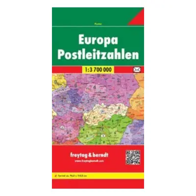 "Europe Post Codes Road Map 1:3 700 000" - "" ("")(Sheet map, folded)