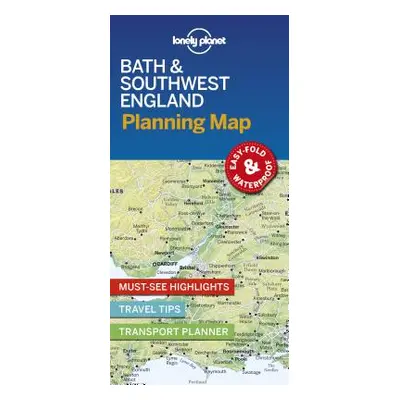 "Lonely Planet Bath & Southwest England Planning Map 1" - "" ("Lonely Planet")(Folded)