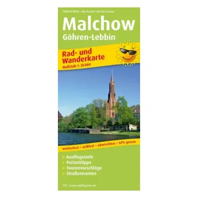 "Malchow, cycling and hiking map 1:35,000" - "" ("")(Sheet map, folded)