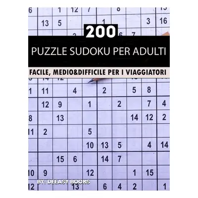 "Sudoku puzzle per adulti" - "" ("Books Deeasy")(Paperback)