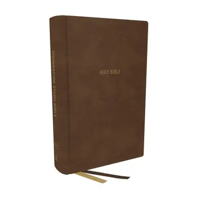 "Kjv, Foundation Study Bible, Large Print, Leathersoft, Brown, Red Letter, Comfort Print: Holy B