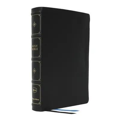 "Nkjv, Large Print Thinline Reference Bible, Blue Letter, MacLaren Series, Leathersoft, Black, C