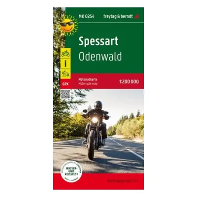 "Spessart, motorcycle map 1:200,000, freytag & berndt" - "" ("")(Sheet map, folded)