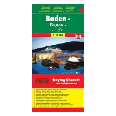 "Baden Tourist Map 1:12 500" - "" ("")(Sheet map, folded)