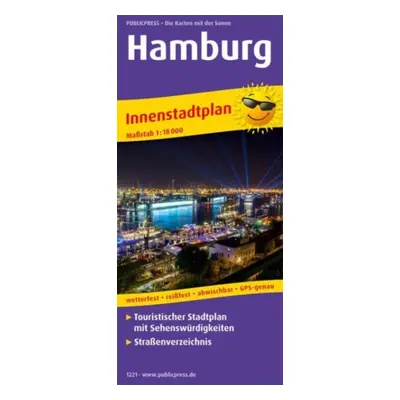 "Hamburg" - "" ("")(Sheet map, folded)