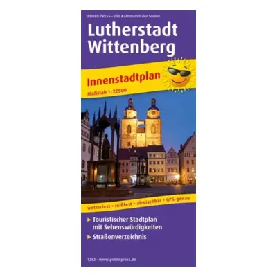 "Lutherstadt Wittenberg" - "" ("")(Sheet map, folded)