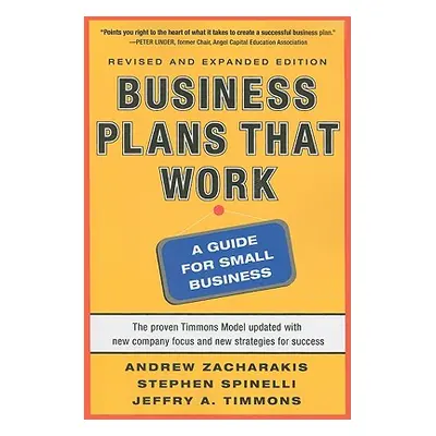 "Business Plans That Work: A Guide for Small Business" - "" ("Spinelli Stephen")(Paperback)