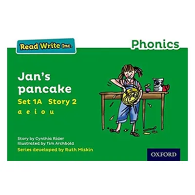 "Read Write Inc. Phonics: Green Set 1A Storybook 2 Jan's pancake" - "" ("Rider Cynthia")(Paperba