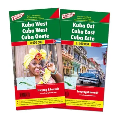 "Cuba Road Map 1:400 000" - "" ("")(Sheet map, folded)