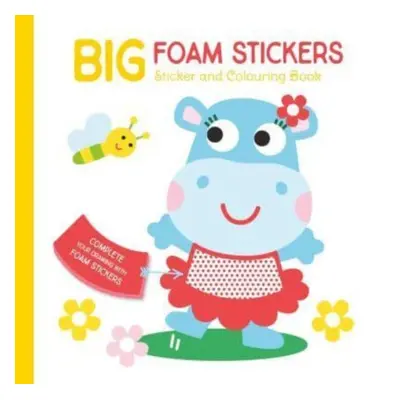 "Big Foam Stickers: Hippo" - "" ("")(Paperback / softback)