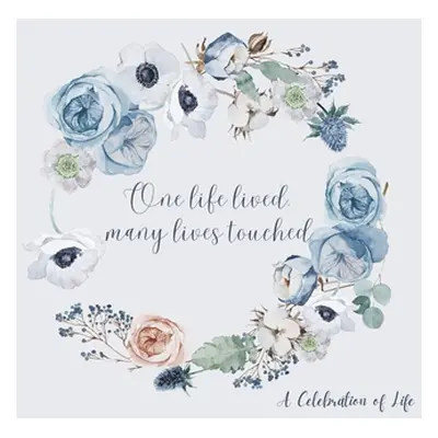 "Celebration of life, funeral book, Condolence book to sign (Hardback cover)" - "" ("Bell Lulu a