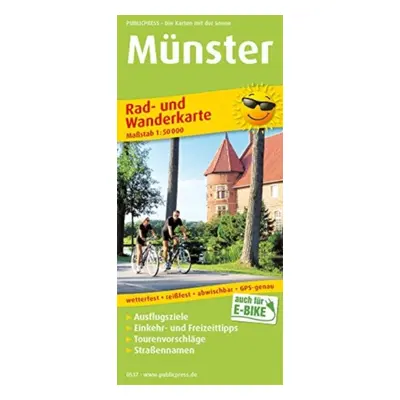 "Munster, cycling and hiking map 1:50,000" - "" ("")(Sheet map, folded)