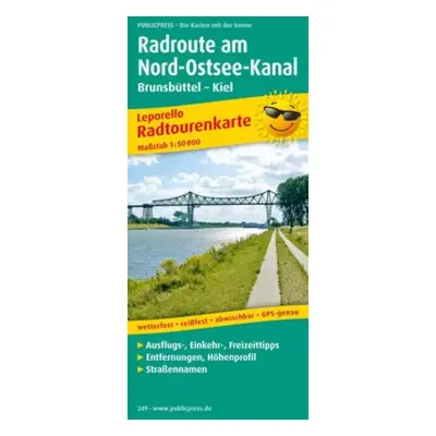 "Cycle route along the Kiel Canal, cycle tour map 1:50,000" - "" ("")(Sheet map, folded)