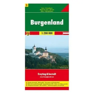 "Sheet 3, Burgenland Road Map 1:200 000" - "" ("")(Sheet map, folded)