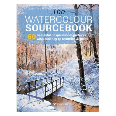 "The Watercolour Sourcebook: 60 Inspiring Pictures to Transfer and Paint with Full-Size Outlines