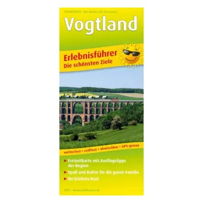 "Vogtland, adventure guide and map 1:110,000" - "" ("")(Sheet map, folded)