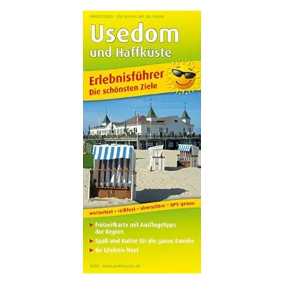 "Usedom and lagoon coast, adventure guide and map 1:120,000" - "" ("")(Sheet map, folded)