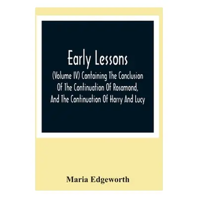 "Early Lessons;