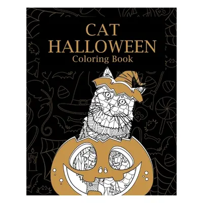 "Cat Halloween Coloring Book" - "" ("Paperland")(Paperback)