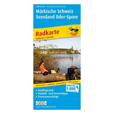 "Markische Switzerland, Lakesgebiet Oder-Spree" - "" ("")(Sheet map, folded)